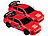 Simulus 2er-Set ferngesteuerte Drift-Sportwagen mit LED Beleuchtung, rot Simulus Ferngesteuerte Drift- und Rennautos
