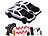 Simulus 2er-Set ferngesteuerte Drift-Sportwagen, schwarz/silber Simulus Ferngesteuerte Drift- und Rennautos