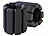 PEARL sports 2er-Set Hand- und Fußgewichte, je 0,5 kg, schwarz PEARL sports Gewichtsmanschetten