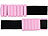 PEARL sports 2er-Set Hand- und Fußgewichte, je 0,9 kg, pink PEARL sports Gewichtsmanschette