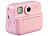 Playtastic Kinder-Sofortbild-Kamera mit Selfie-Objektiv, 2"-Display, 48 MP, pink Playtastic Kinder-Sofortbild-Kameras mit Selfie-Objektiv und Thermodruck