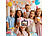 Playtastic 2er-Set Selfie-Kinderkameras, 2''-IPS-Display, 1080p, rosa/blaue Hülle Playtastic Kinder-Digitalkameras mit Selfie-Funktion