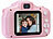 Playtastic 2er-Set Selfie-Kinderkameras, 2''-IPS-Display, 1080p, rosa/blaue Hülle Playtastic Kinder-Digitalkameras mit Selfie-Funktion