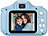 Playtastic 2er-Set Selfie-Kinderkameras, 2''-IPS-Display, 1080p, rosa/blaue Hülle Playtastic Kinder-Digitalkameras mit Selfie-Funktion