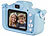 Playtastic 2er-Set Selfie-Kinderkameras, 2''-IPS-Display, 1080p, rosa/blaue Hülle Playtastic Kinder-Digitalkameras mit Selfie-Funktion