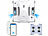 Sichler Exclusive HOBOT S7 Pro Profi-Fensterputz-Roboter, Dual-Sprüher und -Wischer, App Sichler Exclusive Fensterputz-Roboter mit Sprühfunktion, Bluetooth und App