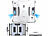 Sichler Exclusive HOBOT S7 Pro Profi-Fensterputz-Roboter, Dual-Sprüher und -Wischer, App Sichler Exclusive Fensterputz-Roboter mit Sprühfunktion, Bluetooth und App