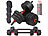 PEARL sports 2in1-Kurz- und Langhantel-Set, 29 kg, verstellbar, Sternverschlüsse PEARL sports 2in1-Kurz- und Langhantel-Sets 
