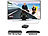 auvisio 2-Port-HDMI-2.0-Splitter & -Switch, bis 4K UHD, 60 B./Sek., HDCP auvisio HDMI-Umschalter und -Switches für 4K UHD