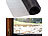 Moskitonetz: infactory Insektenschutzgitter aus UV-beständigem Fiberglas, 100x250 cm, schwarz
