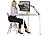 auvisio Profi-USB-Kondensator-Mikrofon mit Popschutz und Tischhalterung auvisio USB-Konsensator-Mikrofone mit Tischklemme