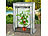 Royal Gardineer Tomaten-Folien-Gewächshaus, aufrollbare Tür, 100 x 150 x 50 cm, weiß Royal Gardineer Tomatengewächshäuser