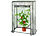 Royal Gardineer 2er-Set Tomaten-Folien-Gewächshäuser, Aufroll-Tür, 100x150x50 cm, weiß Royal Gardineer Tomatengewächshäuser