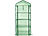 Royal Gardineer Folien-Gewächshaus, 4 Etagen, aufrollbare Tür, 69 x 160 x 49 cm, grün Royal Gardineer