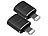 Callstel 2er-Set kompakte USB-3.0-OTG-Adapter für Lightning-Anschluss Callstel USB-3.0-OTG-Adapter für Apple-Geräte mit Lightning-Anschluss