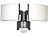 Lunartec Duo-LED-Außenwandstrahler mit Bewegungssensor, 3.200 lm, 40 W, IP65 Lunartec LED-Außenstrahler mit Bewegungs- und Dämmerungssensoren