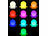 Luminea Home Control 2er-Set WLAN-Akku-Leuchtkugeln, RGBW-LEDs, App, 576 lm, IP54, Ø 20 cm Luminea Home Control