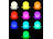 Lunartec Kabellose Akku-Leuchtkugel für innen und außen, Ø20 cm, IP54, RGBW-LED Lunartec Akku-Leuchtkugeln RGBW mit Fernbedienung