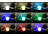 Lunartec Kabellose Akku-Leuchtkugel für innen und außen, Ø20 cm, IP54, RGBW-LED Lunartec Akku-Leuchtkugeln RGBW mit Fernbedienung