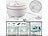 PEARL Ultraschall-Mini-Waschmaschine mit Turbine, 400-U/Min., USB, 15 W PEARL Ultraschall-Turbinen-Waschmaschine