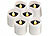 Lunartec 6er-Set Solar-LED-Kerzen, flackernde Flamme, 8 Std. Leuchtdauer, IP44 Lunartec Solar-LED-Teelichter mit Lichtsensoren