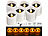 Lunartec 6er-Set Solar-LED-Kerzen, flackernde Flamme, 8 Std. Leuchtdauer, IP44 Lunartec Solar-LED-Teelichter mit Lichtsensoren