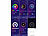 Luminea Home Control WLAN-Steh-/Eck-Leuchte, RGB-IC-LEDs, 12W, dimmbar, App, 155cm, schwarz Luminea Home Control