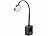 Lunartec Dimmbare CCT-LED-Steckerleuchte mit Steckdose, USB-A/C-Port, schwarz Lunartec
