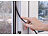 infactory 4er-Set Fenster-Fliegengitter, Magnetleisten, 130x150cm, weiß infactory Universal-Fenster-Fliegengitter mit Magnetleisten