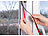infactory 4er-Set Fenster-Fliegengitter, Magnetleisten, 130x150cm, anthrazit infactory Universal-Fenster-Fliegengitter mit Magnetleisten