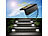 Lunartec 16er-Set Solarlampen für Treppen-/Zaun-Beleuchtung, RGBW-LEDs, 2 Modi Lunartec Solar-LEDs für Treppen-/Zaun-Beleuchtung