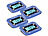 Lescars 4er-Set ultrakompakte, digitale e-Parkscheiben mit ECE-Zulassung Lescars Digitale Parkscheiben mit ECE-Zulassung