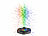 Royal Gardineer LED-Solar-Springbrunnen, 2 W, 4 RGB-LEDs, 1.200 mAh, 5 Düsen Royal Gardineer Solar-Teich-Springbrunnen mit RGB-LEDs