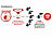 simvalley communications Senioren-Notruf-Telefon, Funk-SOS-Taster & zusätzliches SOS-Armband simvalley communications Senioren-Notruf-Festnetztelefone mit Notruf-Taster und Freisprech-Funktion