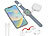 Callstel 3in1-Ladegerät für iPhone, AirPods und Apple Watch, MagSafe, weiß Callstel 3in1 Ladestationen für iPhone, Apple Watch & AirPods, MagSafe