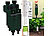 Luminea Home Control 4x ZigBee-Bewässerungscomputer + 1x Boden-Feuchte- & Temperatursensor Luminea Home Control ZigBee-Bewässerungscomputer mit Boden-Temperatur- & Feuchtigkeits-Sensor & App