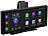 Lescars IPS-HD-Touchscreen, Android&Apple CarPlay, 10,26"/26 cm, 2K-Frontcam Lescars Carplay-Wireless-IPS-HD-Touchscreen mit Frontkamera
