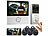 Somikon WLAN-Full-HD-Video-Gegensprechanlage mit 17,8-cm-Touchscreen (7"), App Somikon WLAN-Video-Türsprechanlagen mit Touchscreen- und App-Steuerung