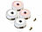 Lunartec 4er-Set 2in1-Akku-Campingleuchte mit Lichterkette, 6 Modi, IPX4, 10m Lunartec 2in1-Akku-Campingleuchten mit Lichterkette