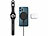 Callstel 2er-Set  3in1-Ladepads, Qi-& MagSafe-komp., 15W, f.ür iPhine, Watch Callstel MagSafe- & Qi- & Watch kompatible 3in1-Schnellladekabel 