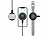 Callstel 2er-Set  3in1-Ladepads, Qi-& MagSafe-komp., 15W, f.ür iPhine, Watch Callstel MagSafe- & Qi- & Watch kompatible 3in1-Schnellladekabel 
