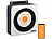 PEARL sports Wand-Boxsack, App für iOS und Android, Bluetooth, Schlagkkraftmessung PEARL sports
