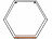 Carlo Milano 3er-Set Hexagon-Metall-Wandregale, 3 verschiedene Größen, schwarz Carlo Milano Hexagon-Wandregale