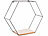 Carlo Milano 3er-Set Hexagon-Metall-Wandregale, 3 verschiedene Größen, schwarz Carlo Milano Hexagon-Wandregale