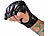 PEARL sports Halbfinger-Boxhandschuhe aus Kunstleder mit Knöchelpolsterung, Größe L PEARL sports Halbfinger-Boxhandschuhe