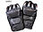 PEARL sports Halbfinger-Boxhandschuhe aus Kunstleder mit Knöchelpolsterung, Größe L PEARL sports Halbfinger-Boxhandschuhe