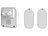 CASAcontrol Smartes SOS-Notrufknopf-Set für Senioren, 2x Sender, 1x Empfänger, App CASAcontrol Smarte SOS-Notrufknopf-Sets
