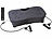newgen medicals Vibrationsplatte mit 180 Stufen, LED-Display, Bluetooth & Lautsprecher newgen medicals Vibrationsplatten mit Bluetooth 