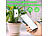Royal Gardineer 4er-Set Boden-Feuchtigkeits-/Temperatur-Sensoren, Bluetooth-komp., App Royal Gardineer Smarte Pflanzen-Bodenfeuchtigkeits- & Temperatursensoren