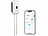Royal Gardineer 4er-Set Boden-Feuchtigkeits-/Temperatur-Sensoren, Bluetooth-komp., App Royal Gardineer Smarte Pflanzen-Bodenfeuchtigkeits- & Temperatursensoren
